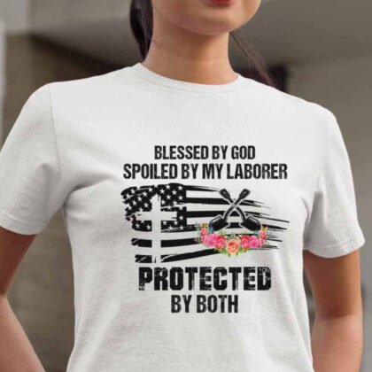 Laborer Blessed By God Apparel - Patriotic Laborer